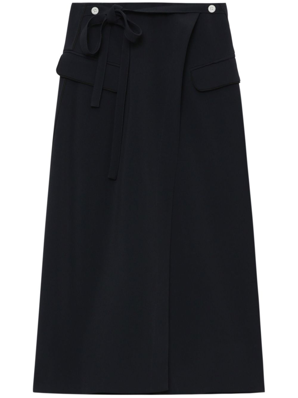 3.1 Phillip Lim A字中长半身裙 - 蓝色
