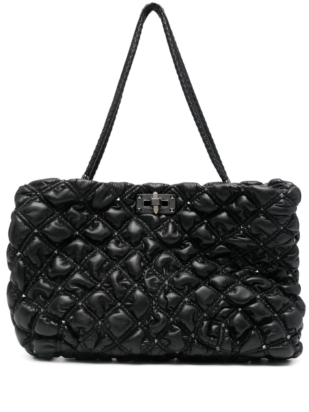 Valentino Garavani Pre-Owned SpikeMe 单肩包 - 黑色