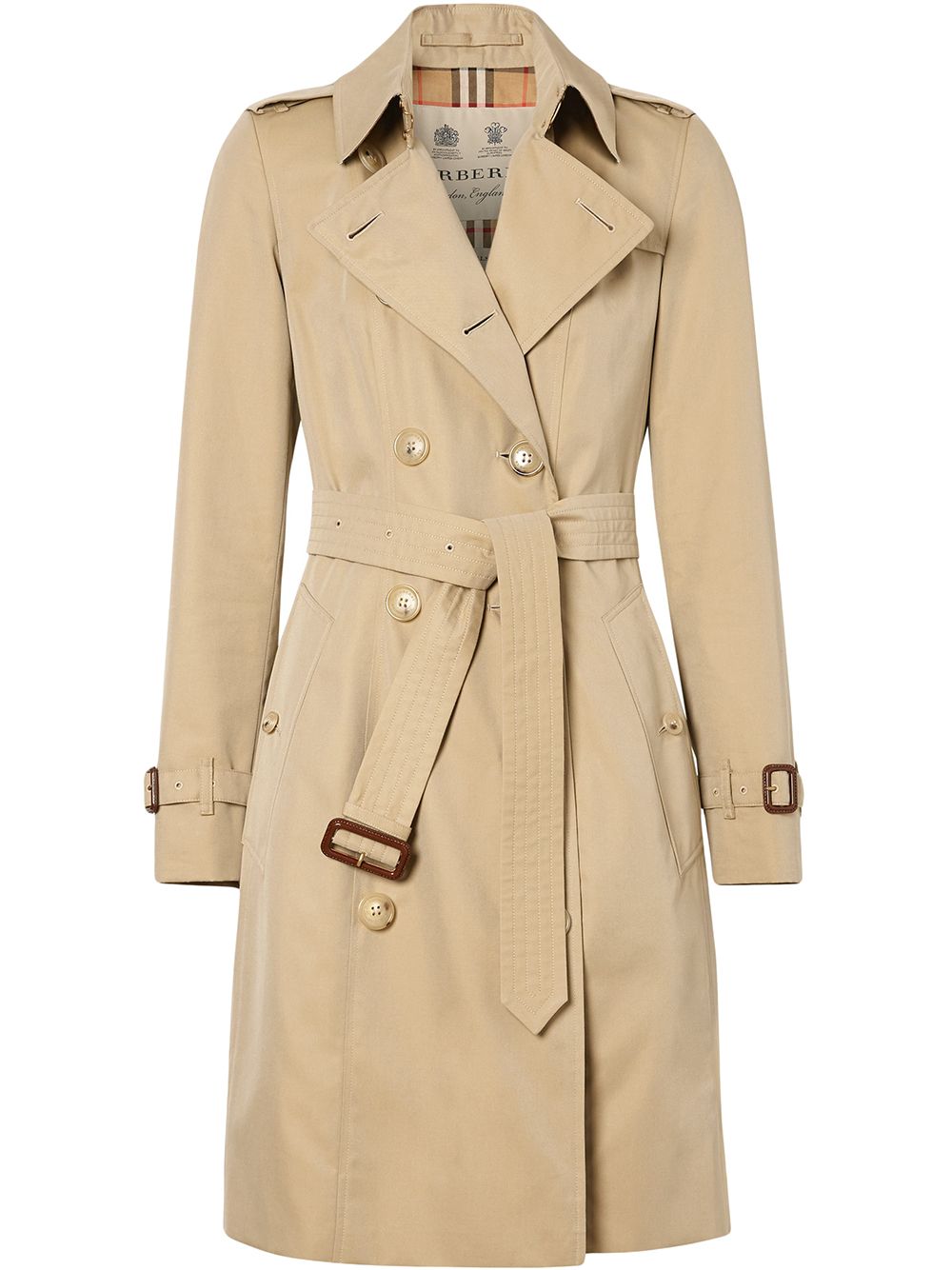 Burberry 博柏利 Chelsea Heritage 双排扣风衣 - 中性色