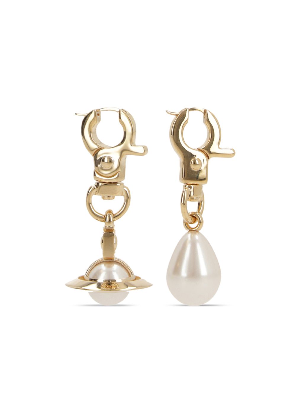 Vivienne Westwood Claude 耳环 - 金色