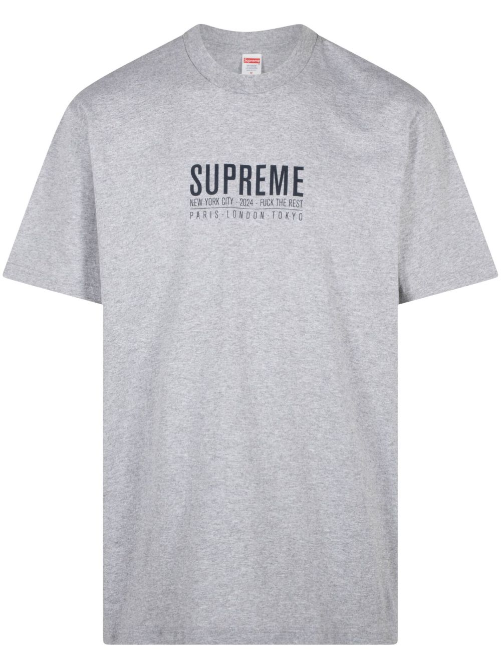 Supreme Paris T恤 - 灰色