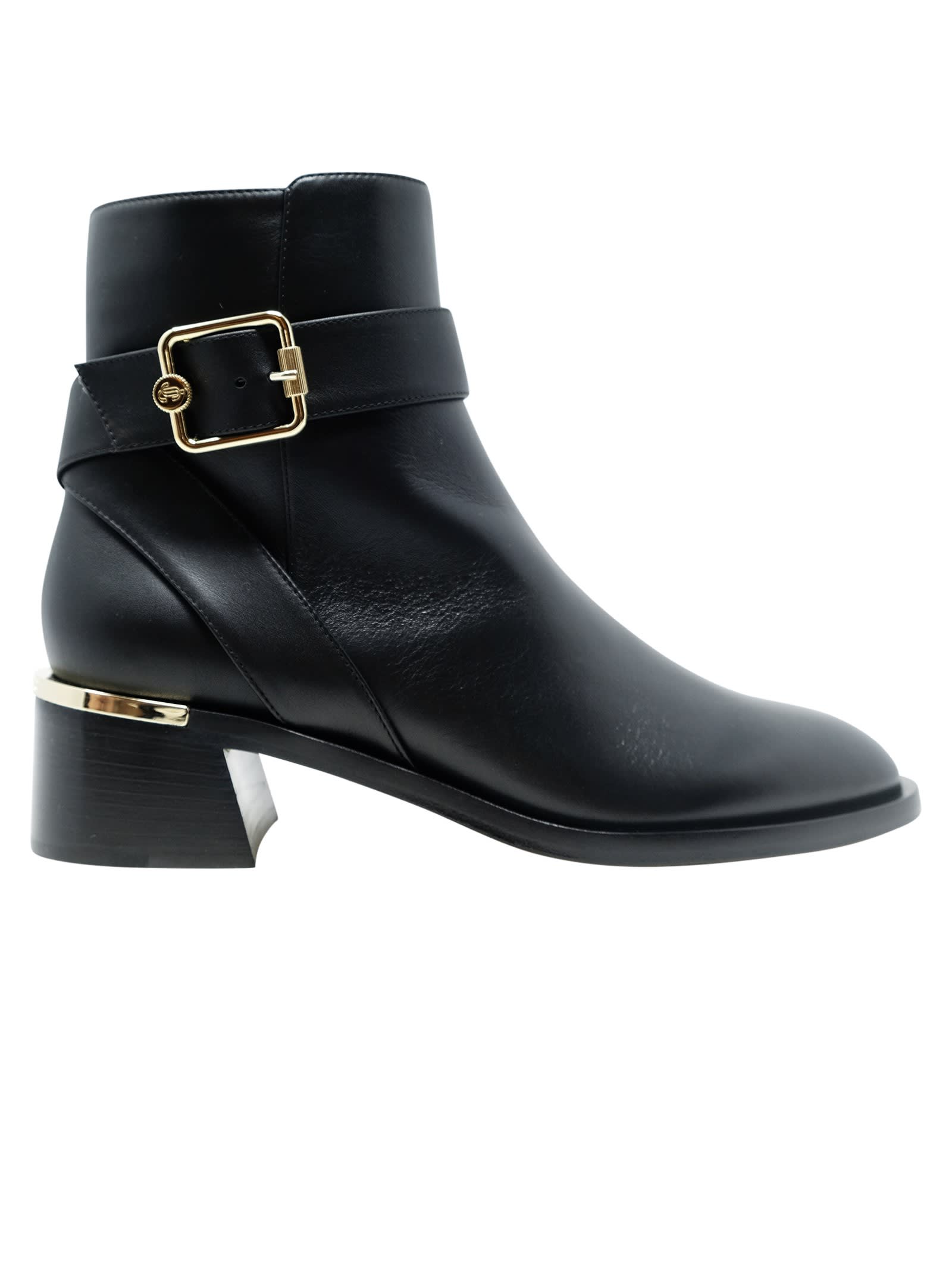 Jimmy Choo Leather Clarice Ankle Boots