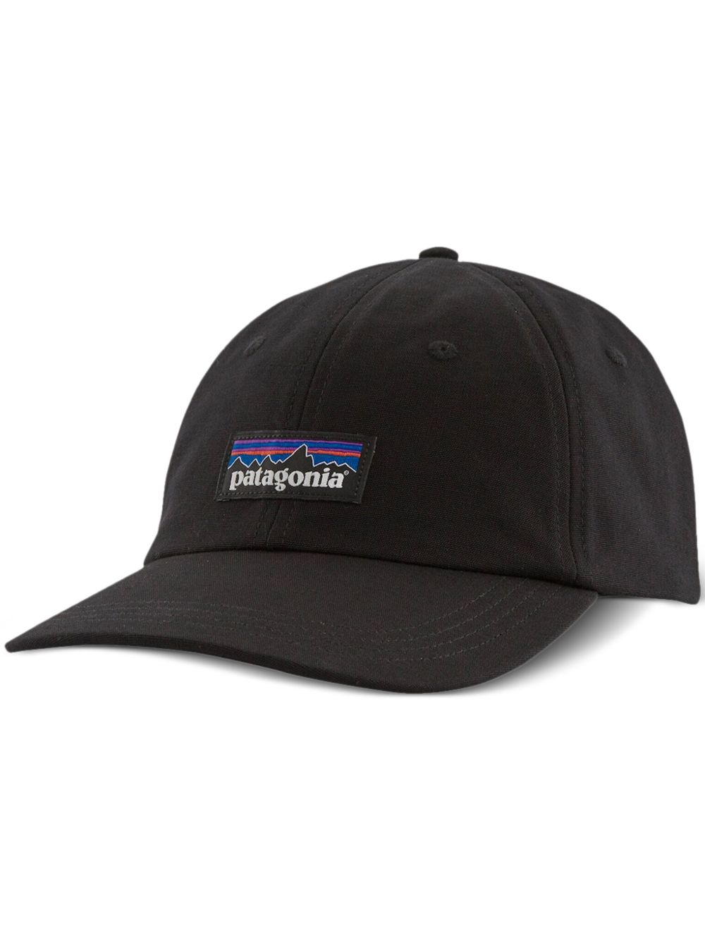 Patagonia 标贴棒球帽 - 黑色