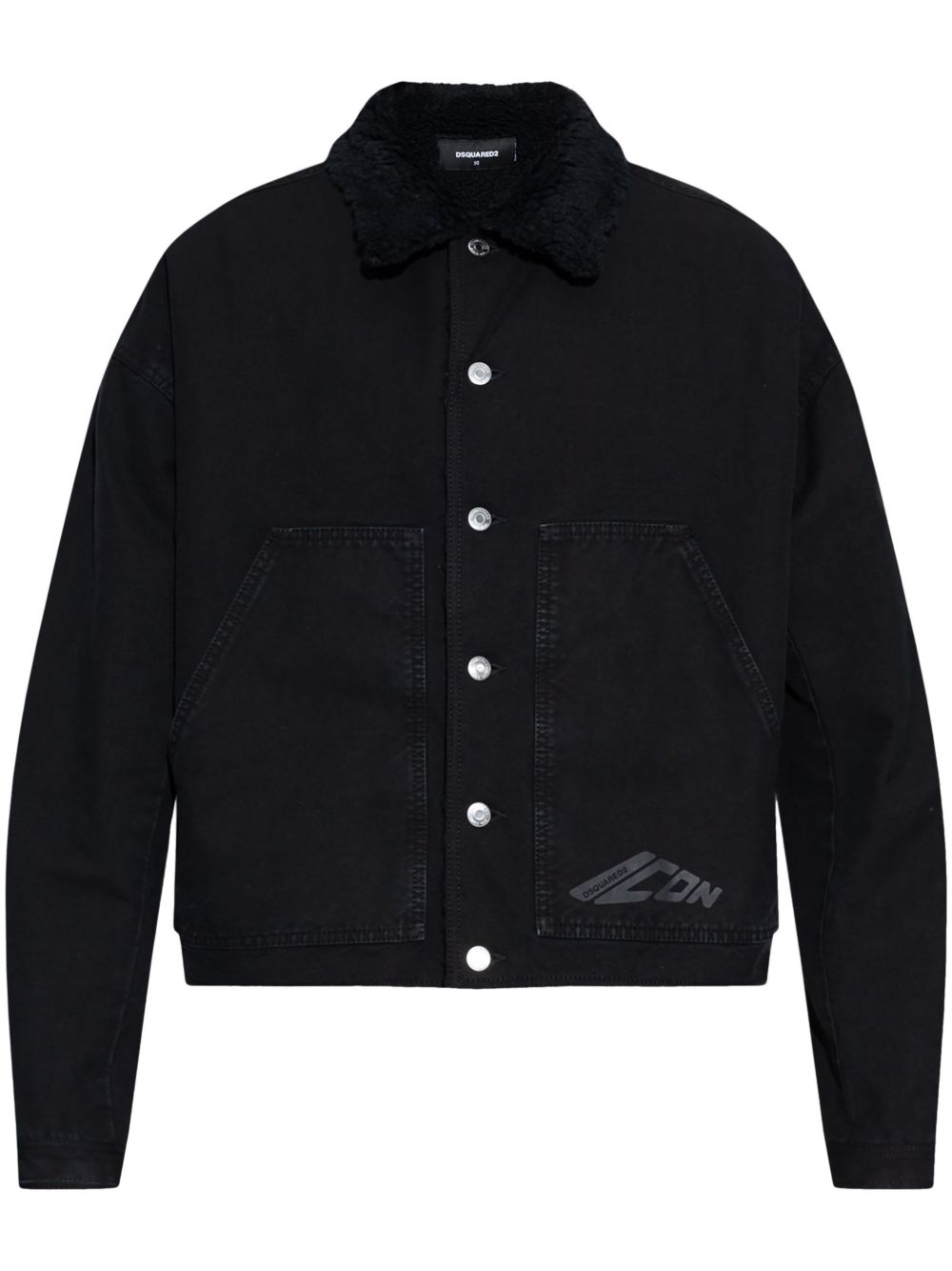 DSQUARED2 ICON 牛仔夹克 - 黑色