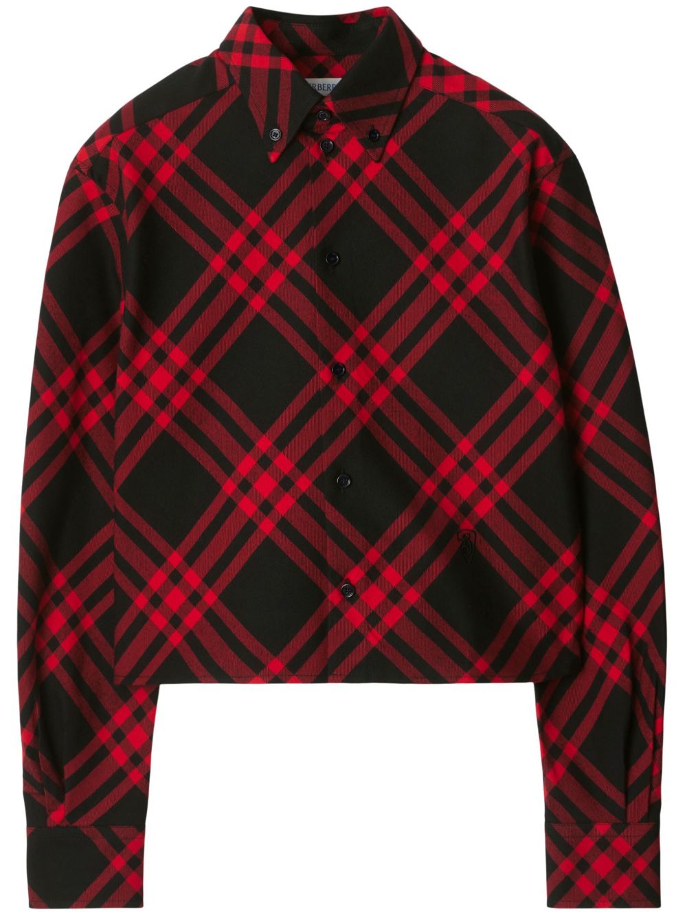 Burberry 经典短款衬衫 - 红色