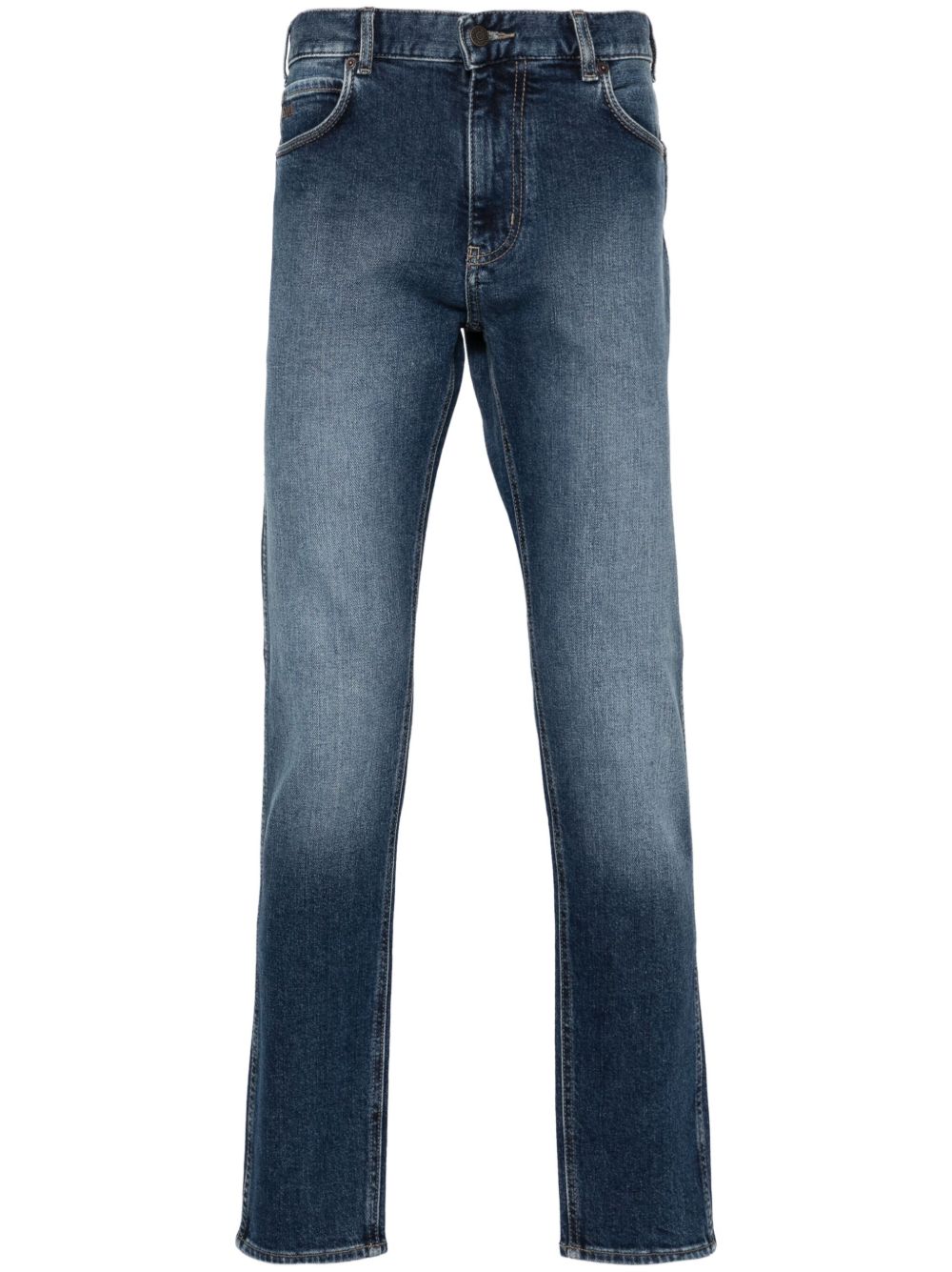 Emporio Armani J16 修身牛仔裤 - 蓝色