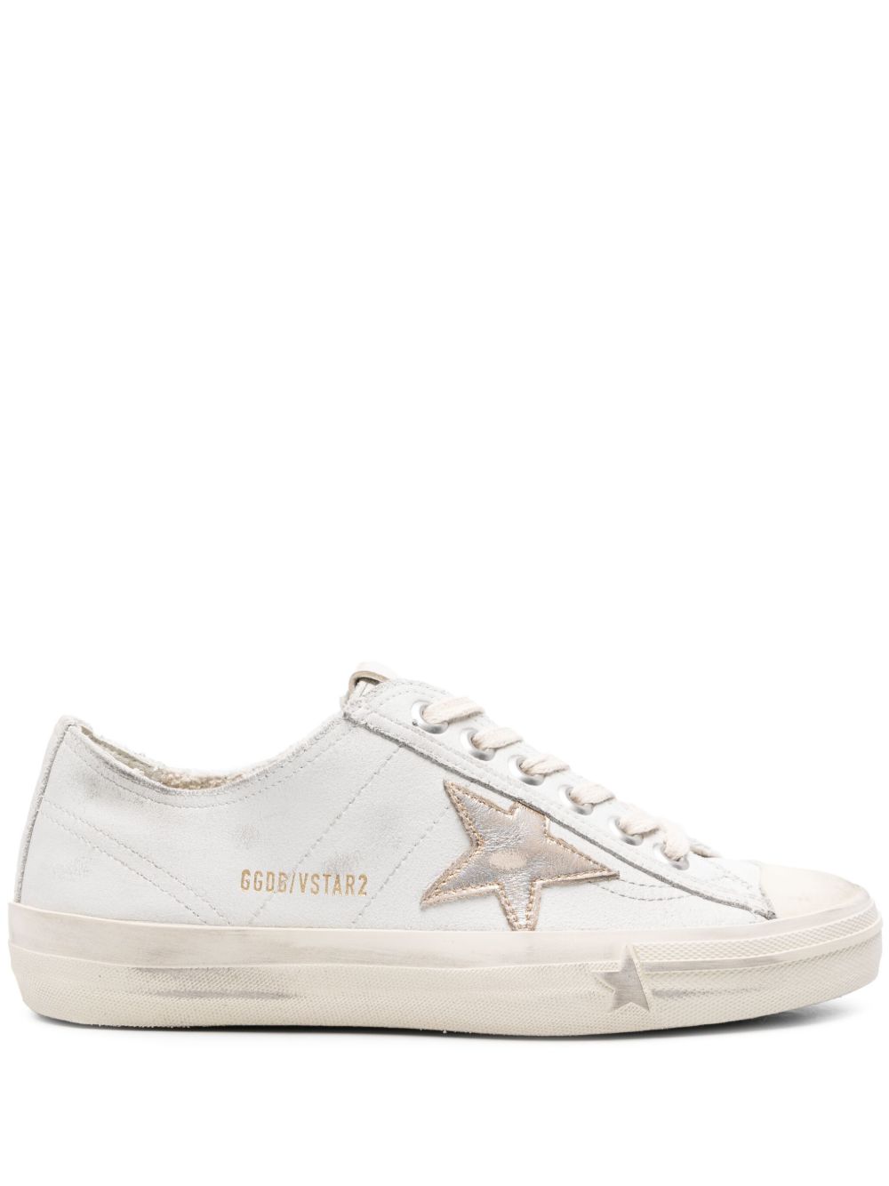 Golden Goose Vstar 2 皮质运动鞋 - 蓝色