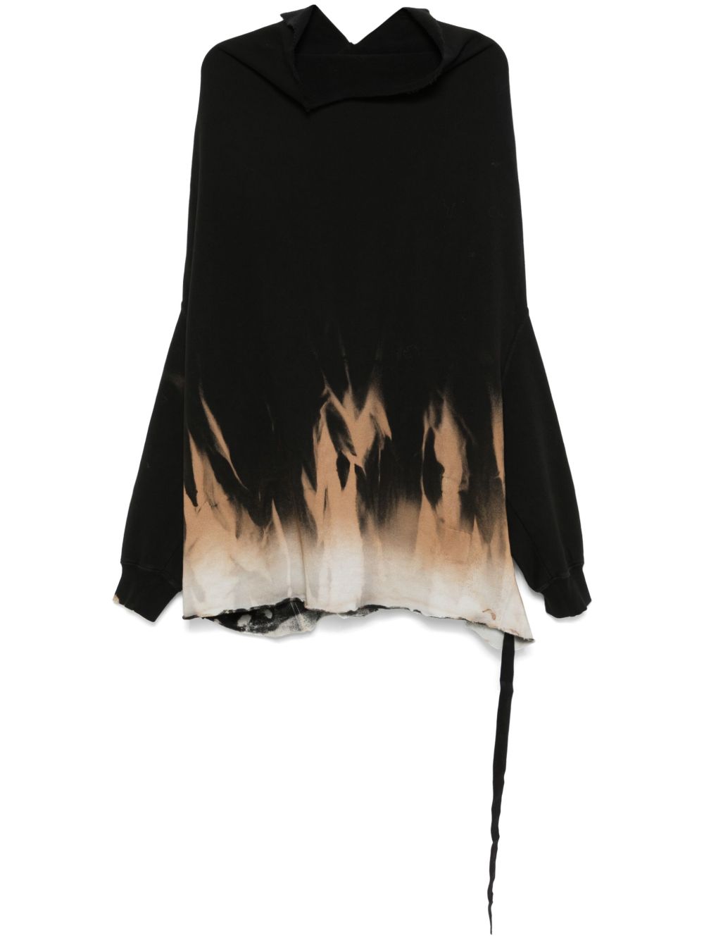Rick Owens DRKSHDW Shroud 卫衣 - 黑色
