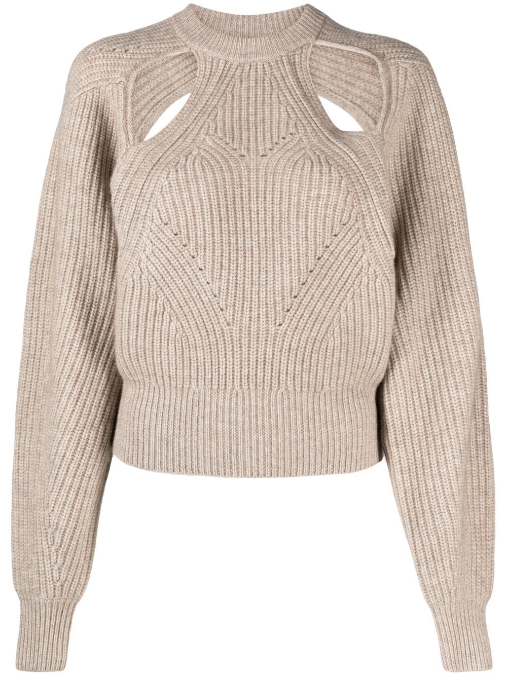 ISABEL MARANT 镂空针织毛衣 - 中性色