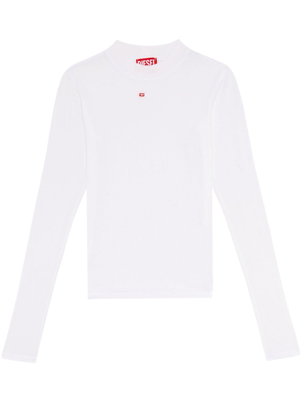 Diesel T-Mokky-Ls-Microdiv 企领上衣 - 白色