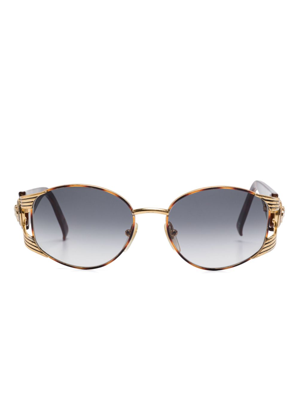 Versace Pre-Owned 美杜莎头像图案太阳眼镜 - 金色
