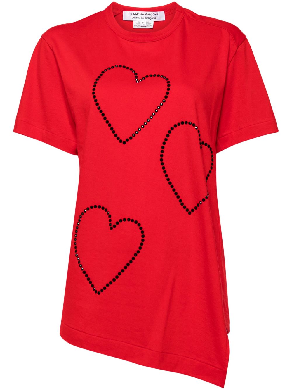 Comme Des Garçons Comme Des Garçons Heart T恤 - 红色