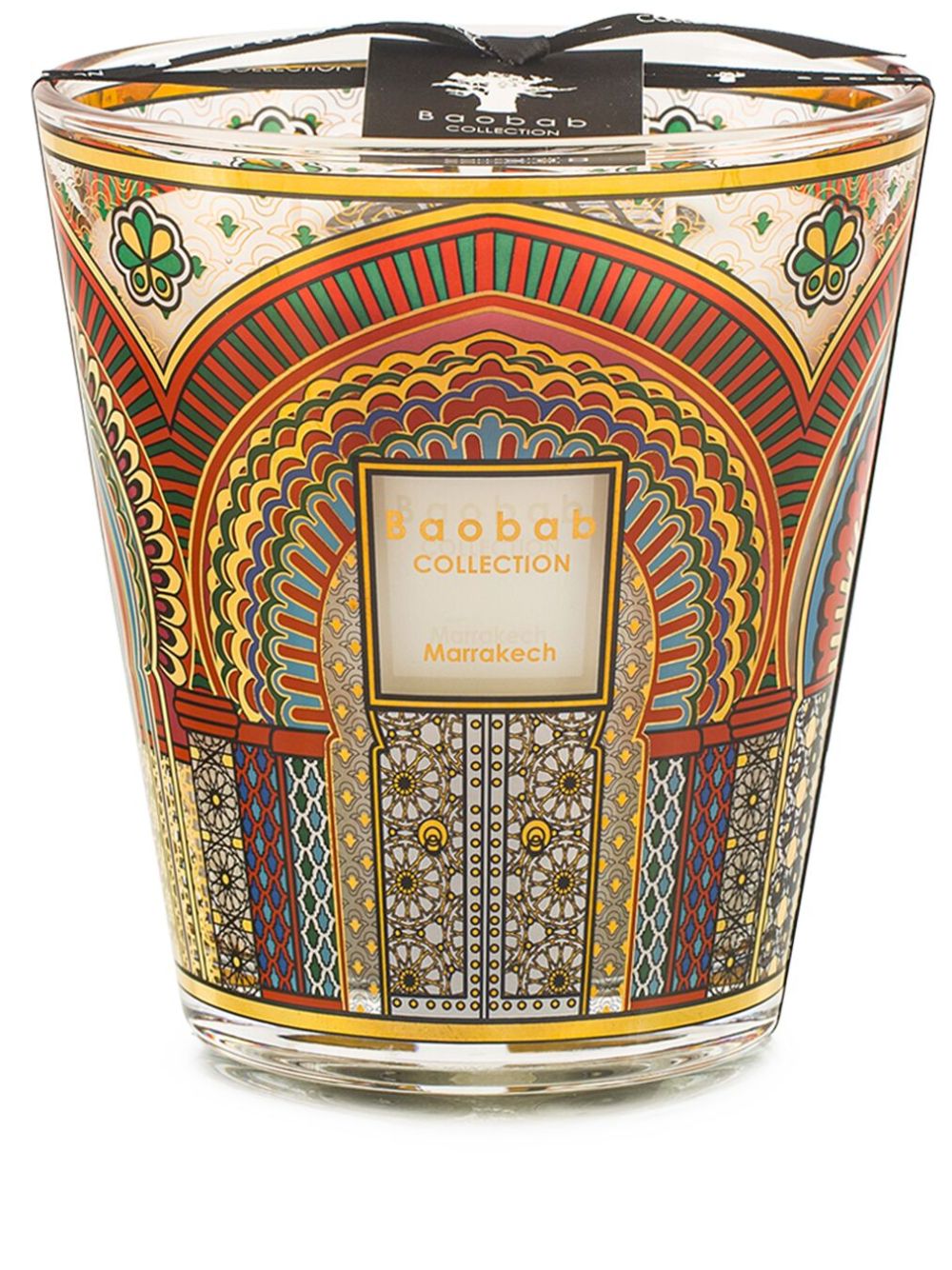 Baobab Collection Marrakech 中号蜡烛 - 黄色