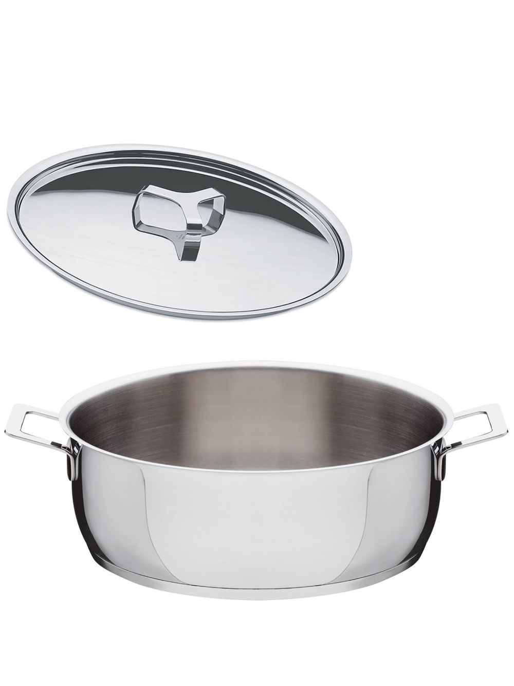 Alessi Pots&Pans 不锈钢砂锅 - 银色