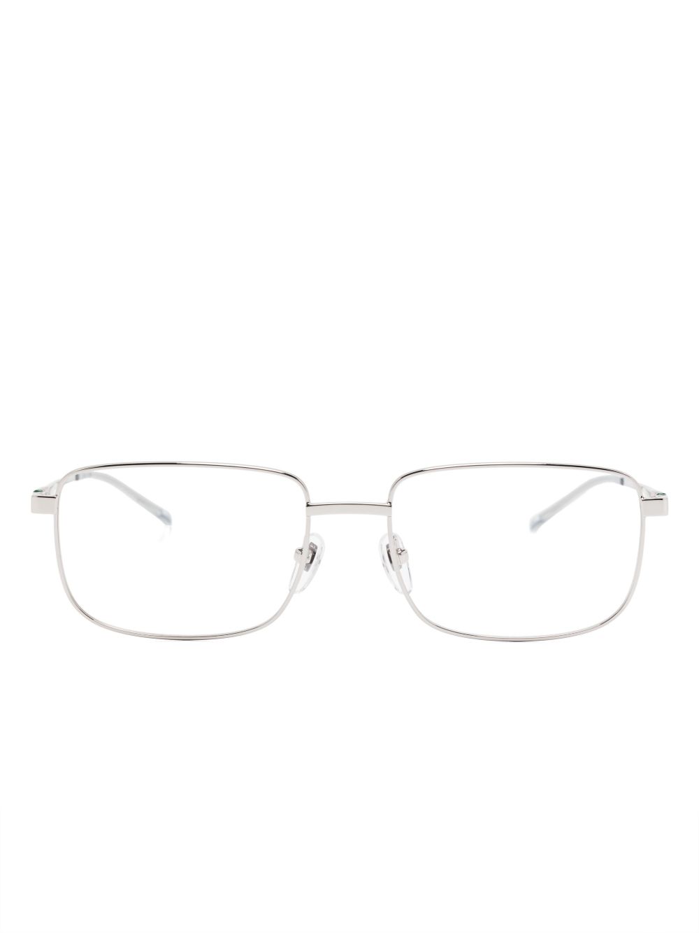 Gucci Eyewear 长方形镜框眼镜 - 银色