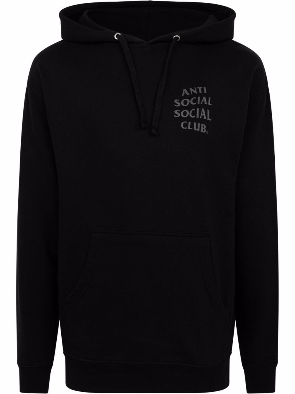 Anti Social Social Club Members Only 玫瑰连帽衫 - 黑色
