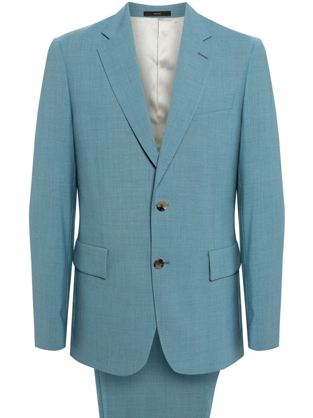 Paul Smith Brierley 弹性羊毛西装套装 - 蓝色