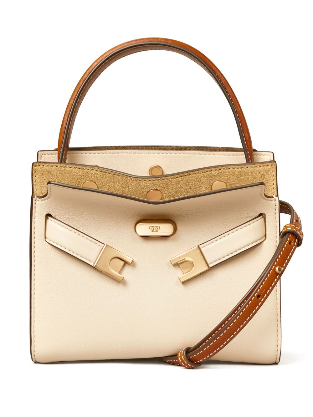 Tory Burch Lee Radziwill 小号斜挎包 - 中性色