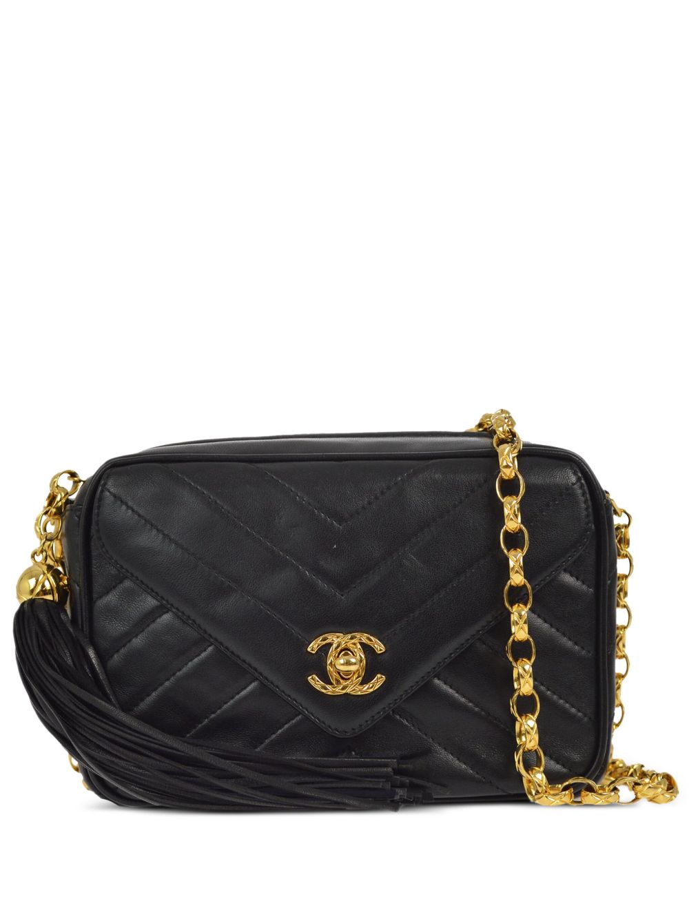 CHANEL Pre-Owned 相机包（1992年典藏款） - 黑色