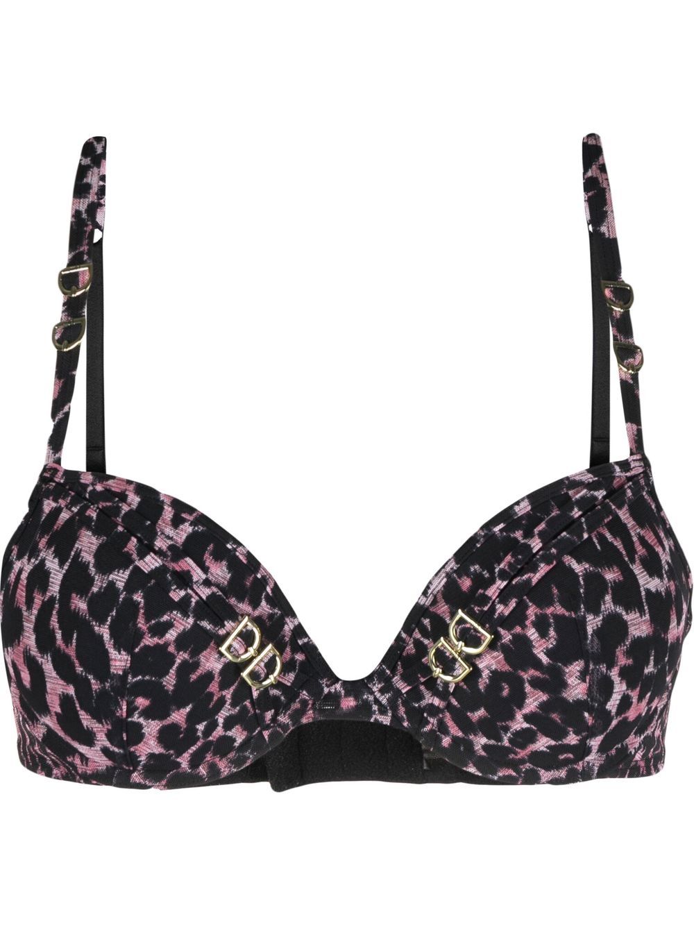 Marlies Dekkers 动物纹文胸 - 黑色
