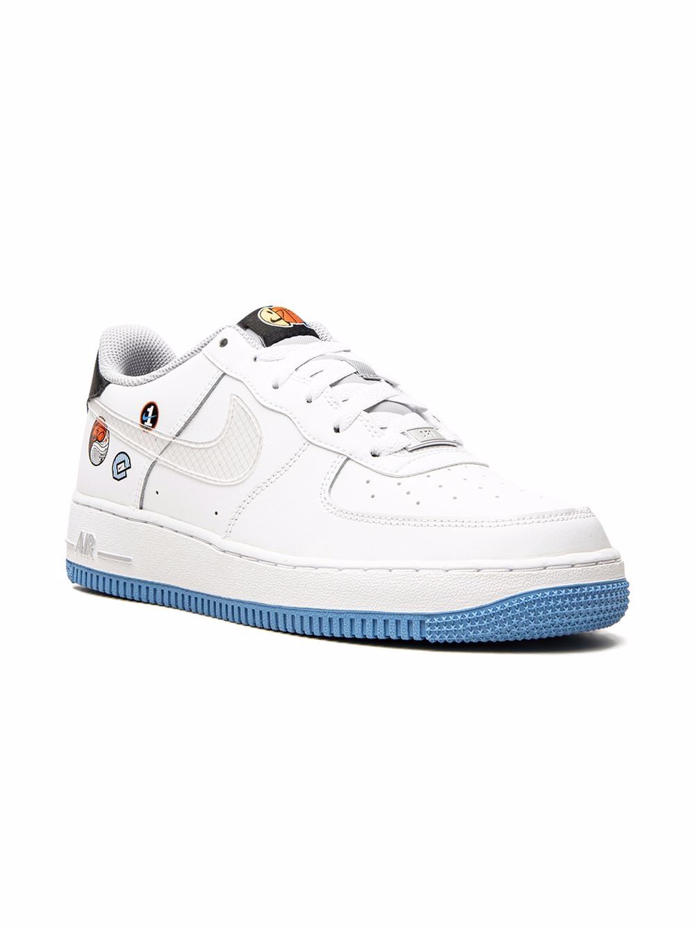 Nike Kids Air Force 1 1 LV8 1 Happy Hoops 运动鞋 - 白色