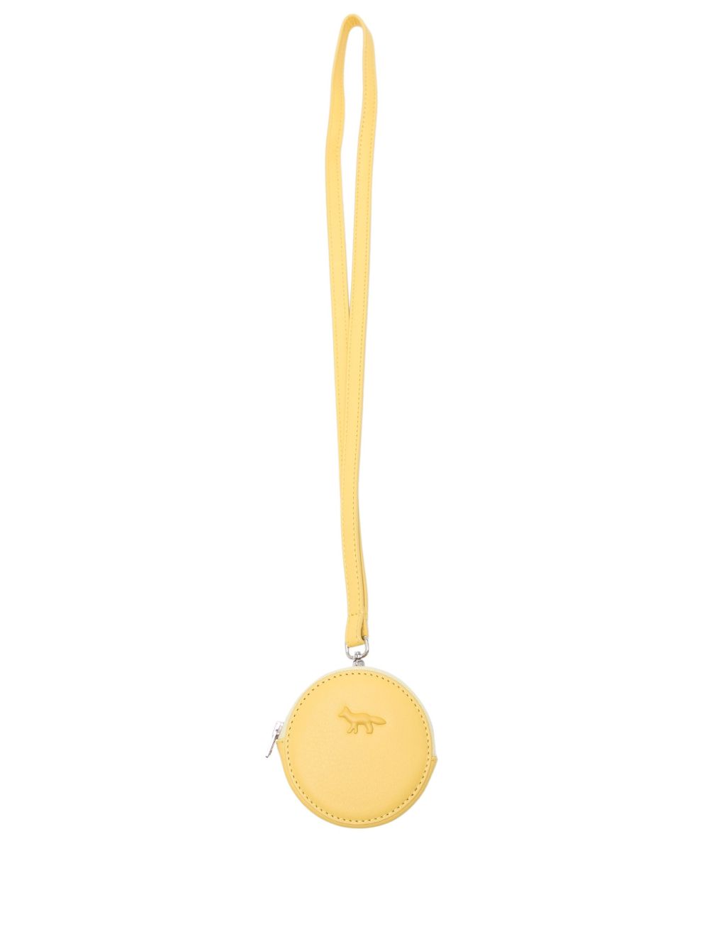 Maison Kitsuné Cloud 皮质零钱包 - 黄色