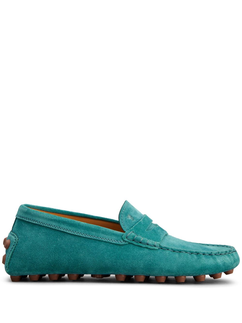 Tod's Gommino 绒面皮经典乐福鞋 - 蓝色