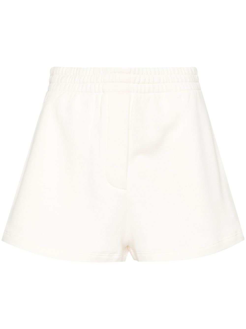 Prada 三角形logo棉短裤 - F0018 NEUTRAL