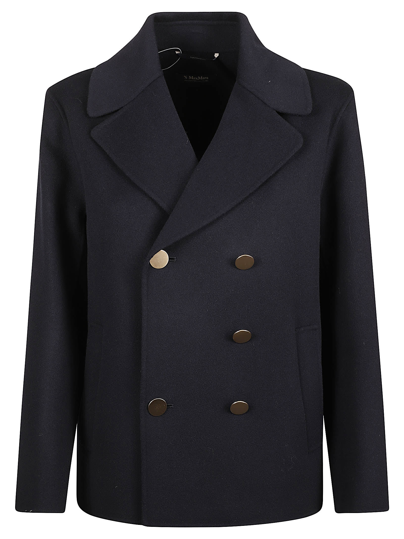 'S Max Mara Double-breasted Buttoned Jacket