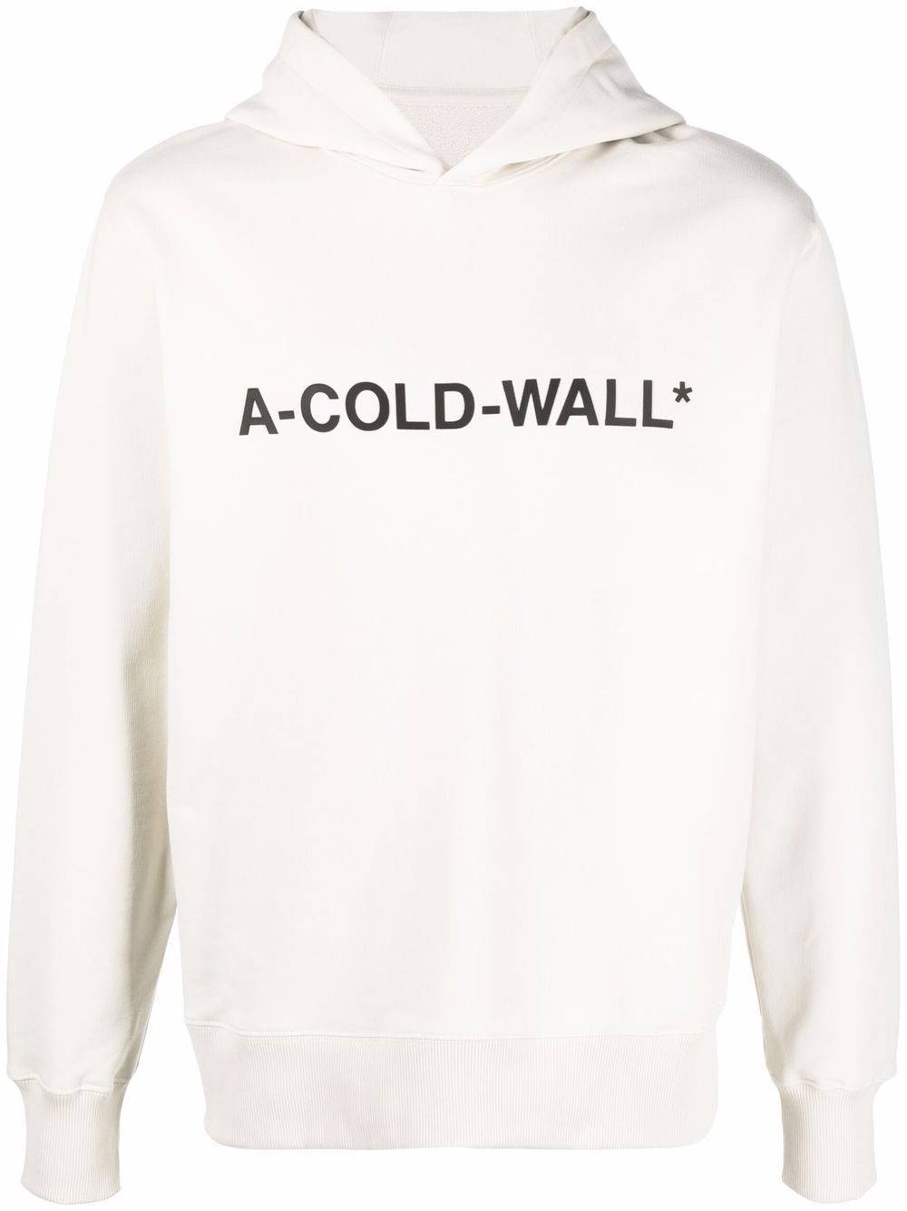 A-COLD-WALL* logo印花连帽运动上衣 - 中性色