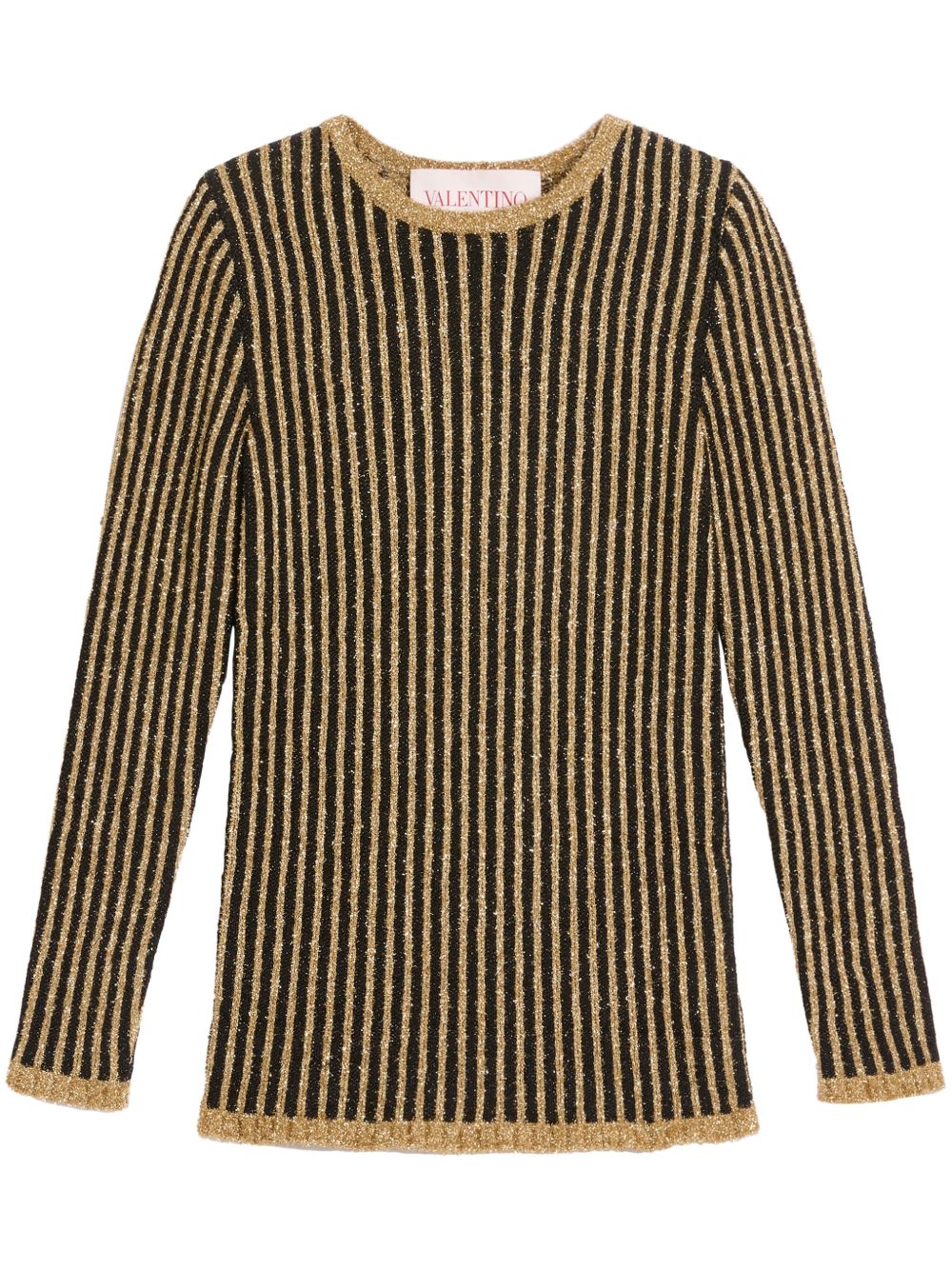 Valentino Garavani Lurex 毛衣 - 黑色