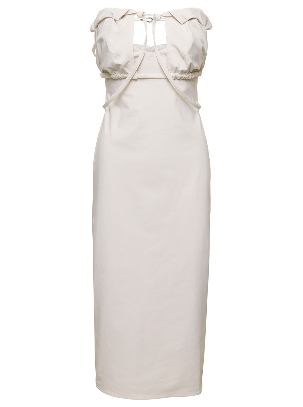 Jacquemus La Robe Bikini Deconstructed Strapless Dress