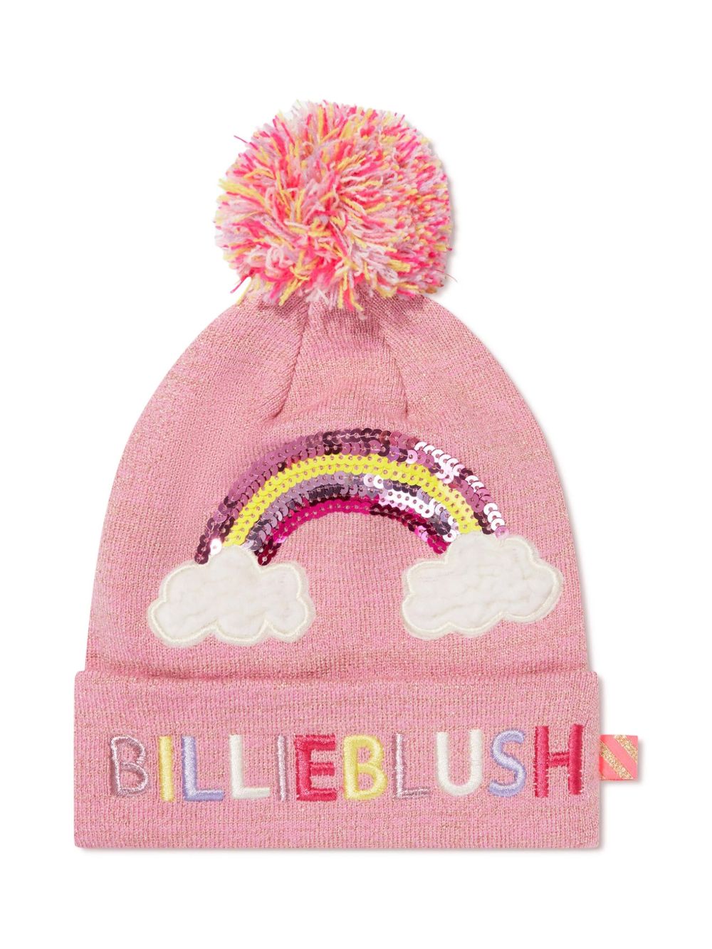 Billieblush 针织套头帽 - 粉色