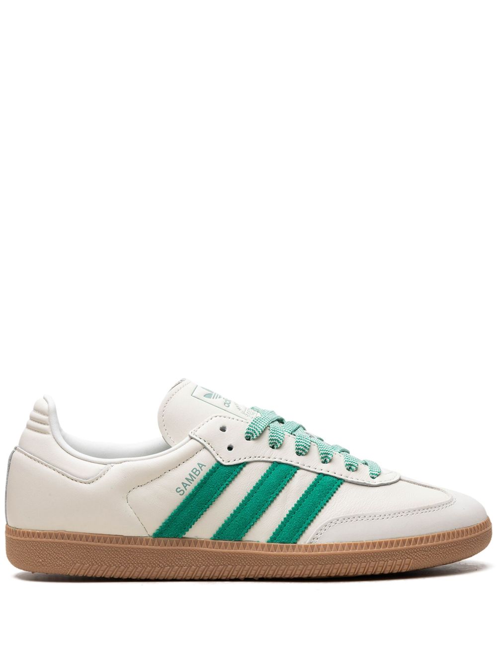 adidas Samba OG Off White/Court Green 运动鞋 - 白色