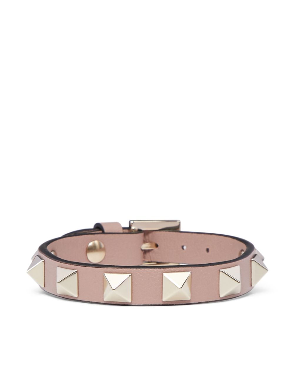 Valentino Garavani 华伦天奴 Rockstud 皮质手环 - 中性色