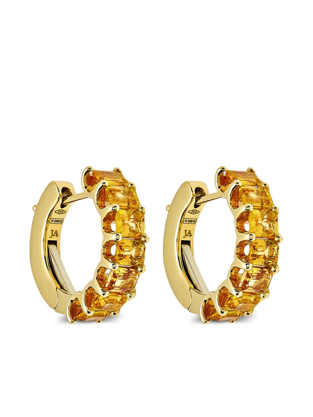 Jewels Aficionado 18K黄金蓝宝石耳环 - 金色