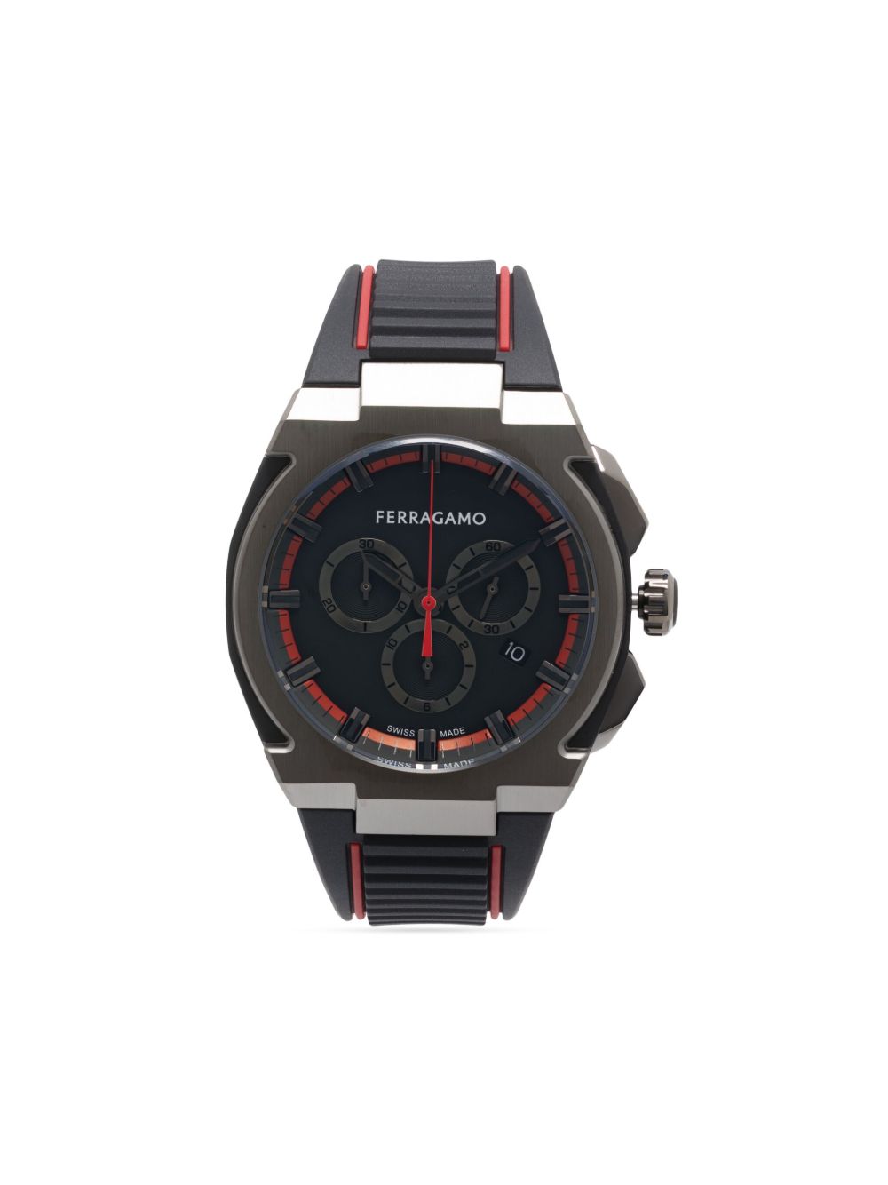 Ferragamo Supreme Chrono 43 毫米腕表 - 黑色
