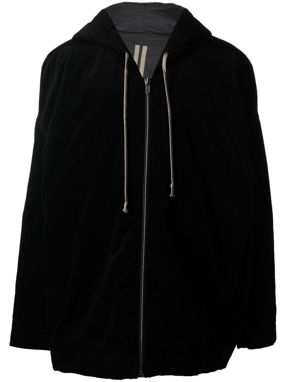 Rick Owens DRKSHDW 抽绳连帽夹克 - 黑色