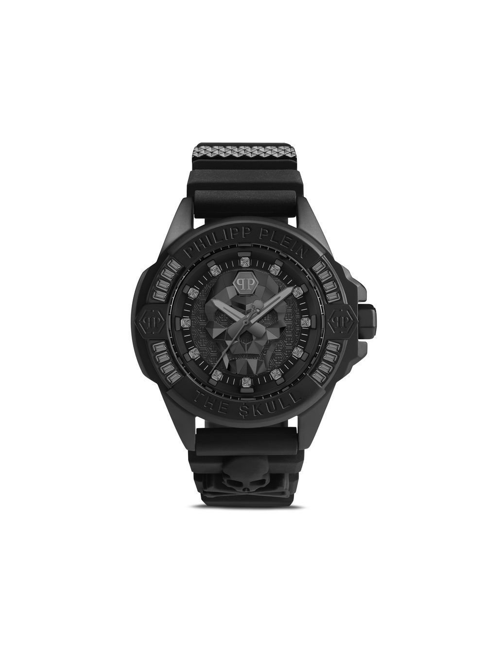 Philipp Plein The $kull 43毫米石英腕表 - 黑色