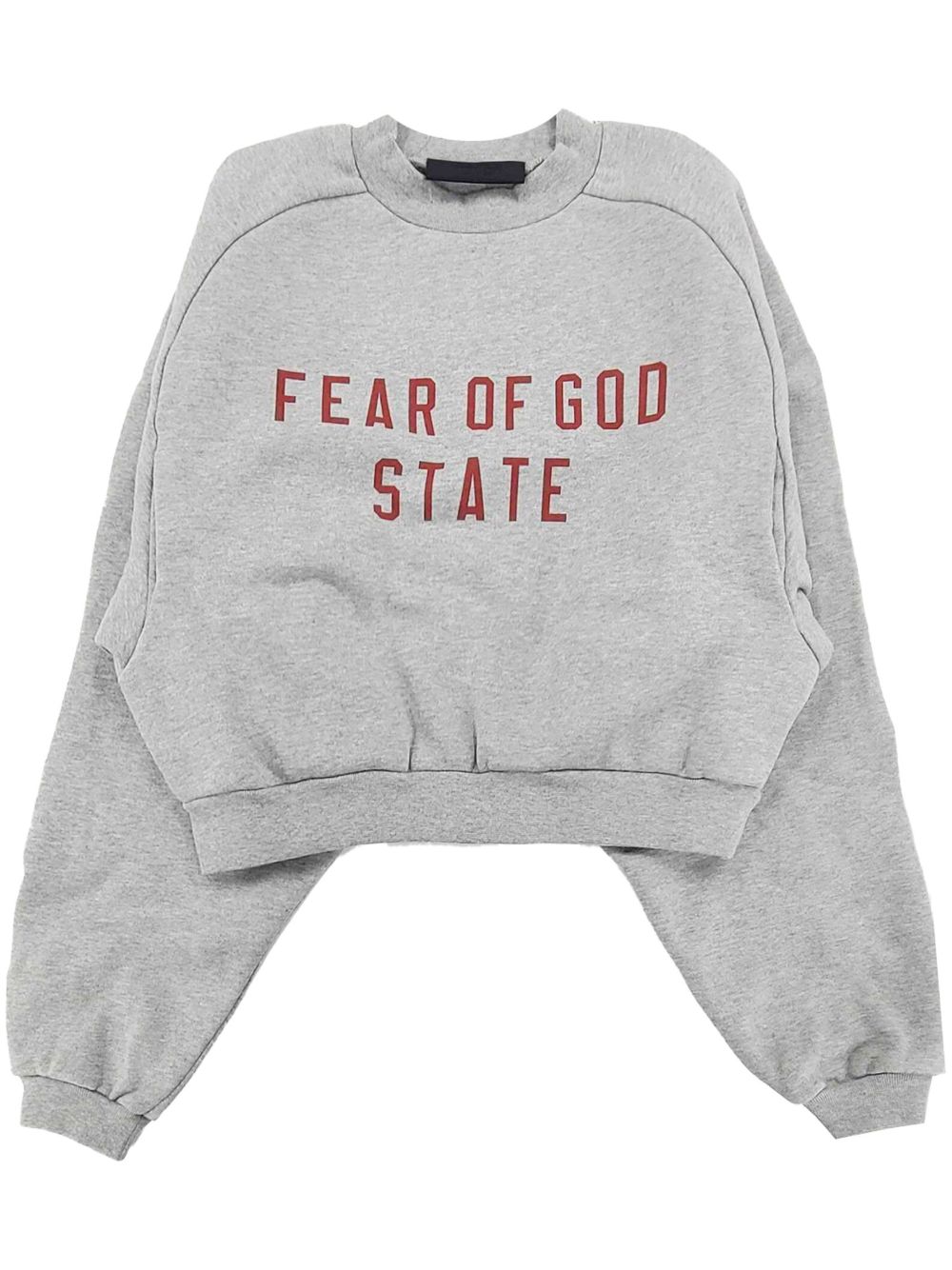 FEAR OF GOD ESSENTIALS logo印花卫衣 - 灰色