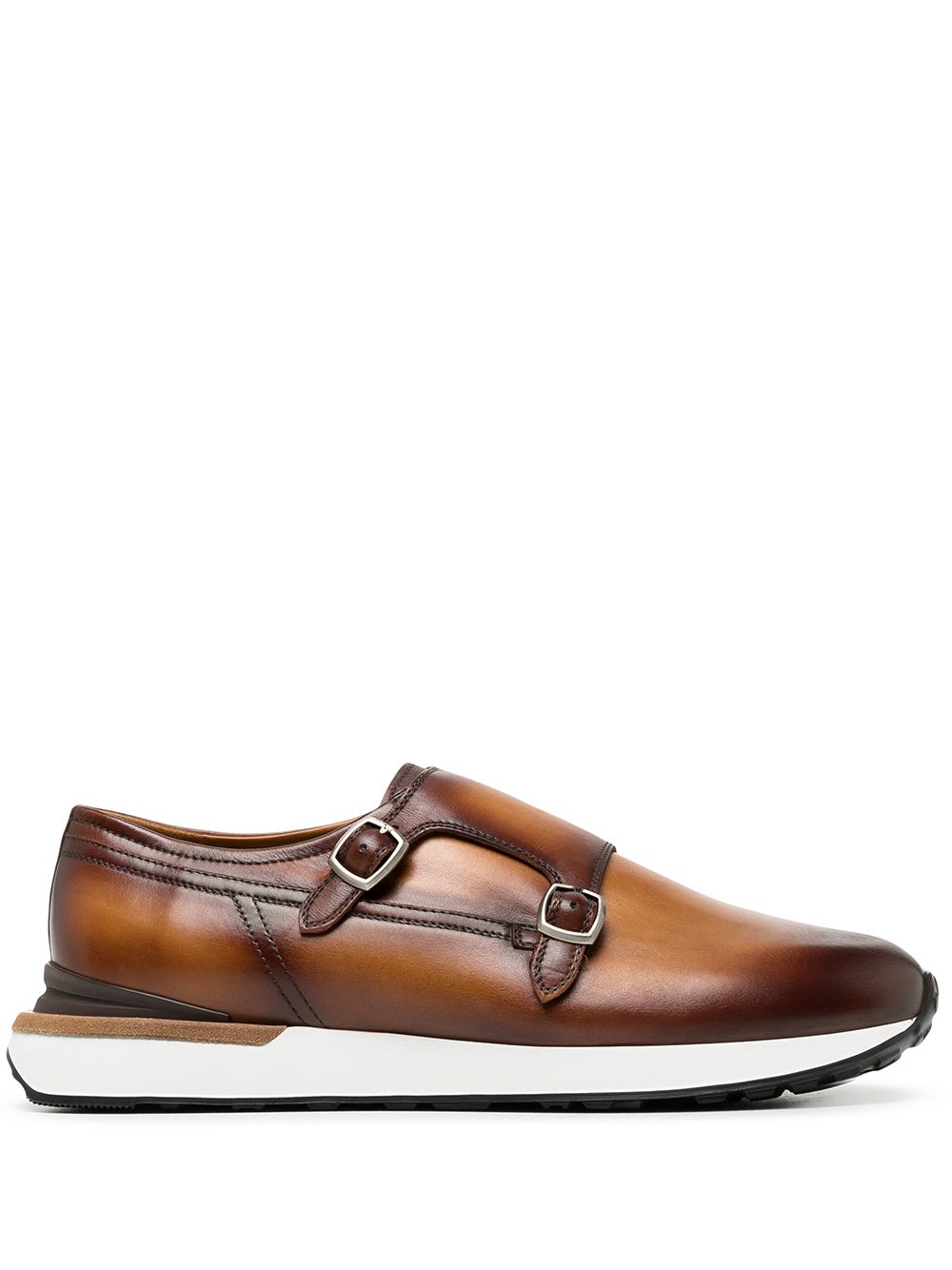 Magnanni 扣环开合套穿式运动鞋 - 褐色