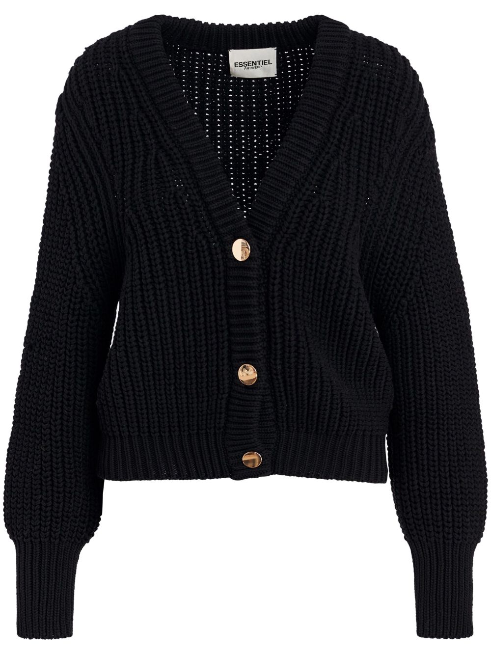 Essentiel Antwerp Gross 开衫 - 黑色