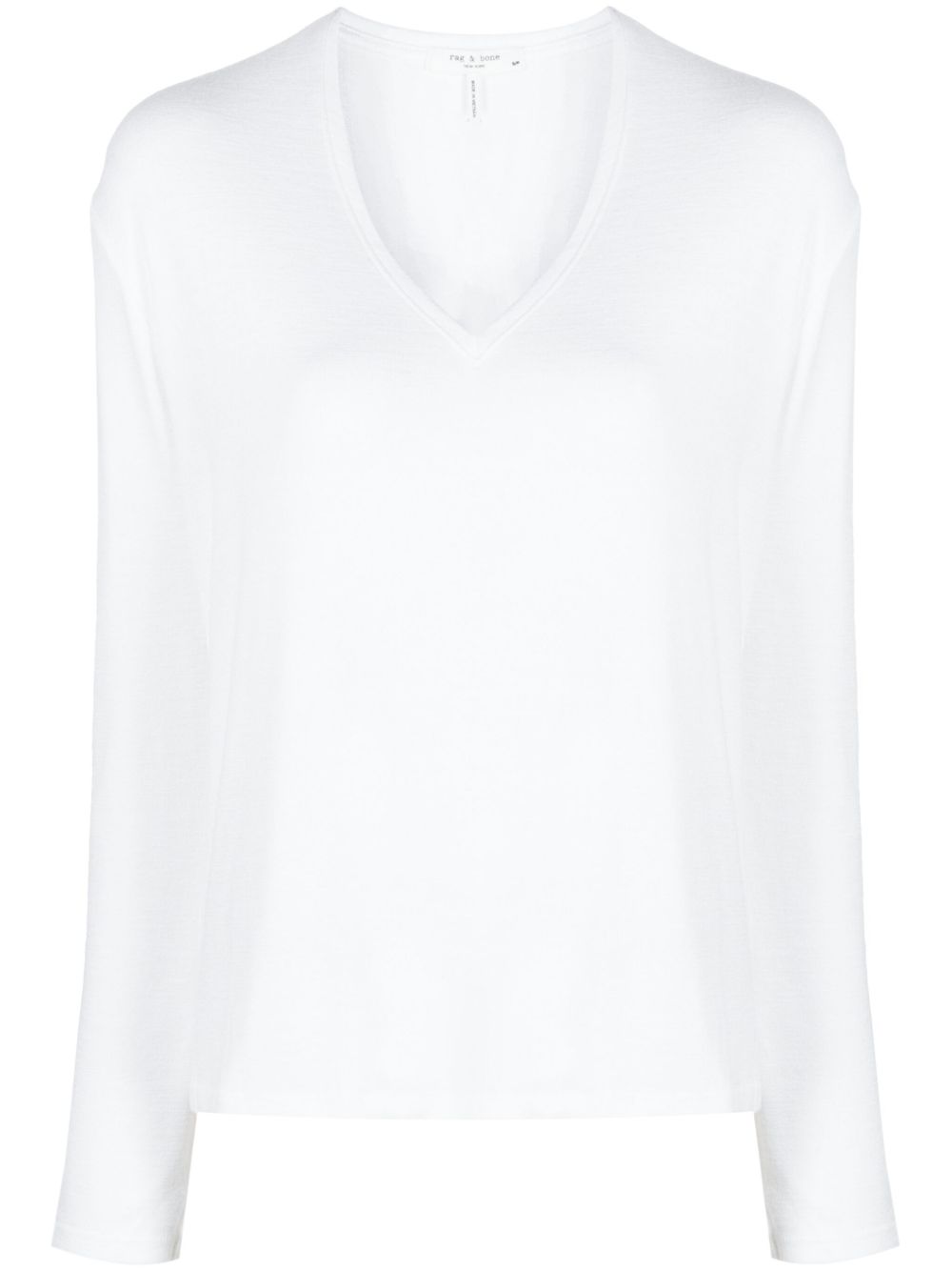 rag & bone Hudson 密织卫衣 - 白色
