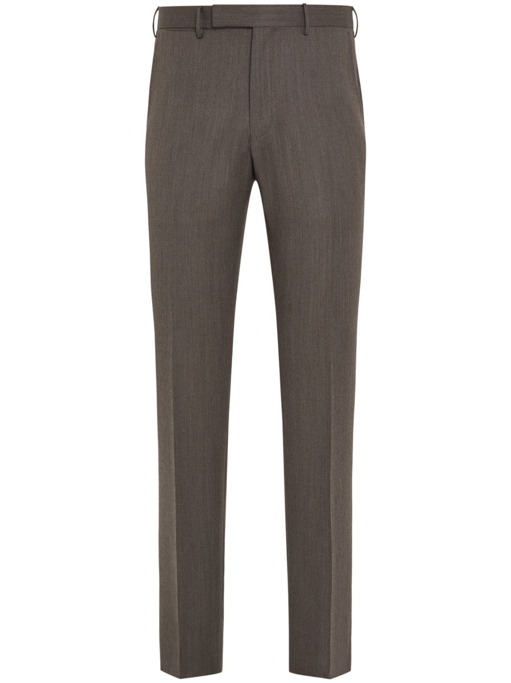 Zegna Trofeo™ 羊毛长裤 - 褐色