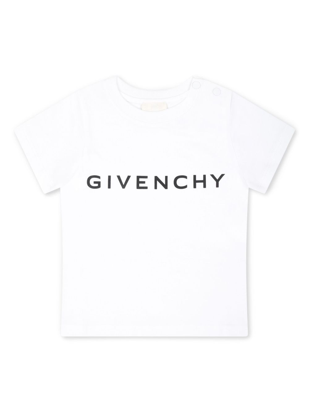 Givenchy Kids logo印花棉T恤 - 白色
