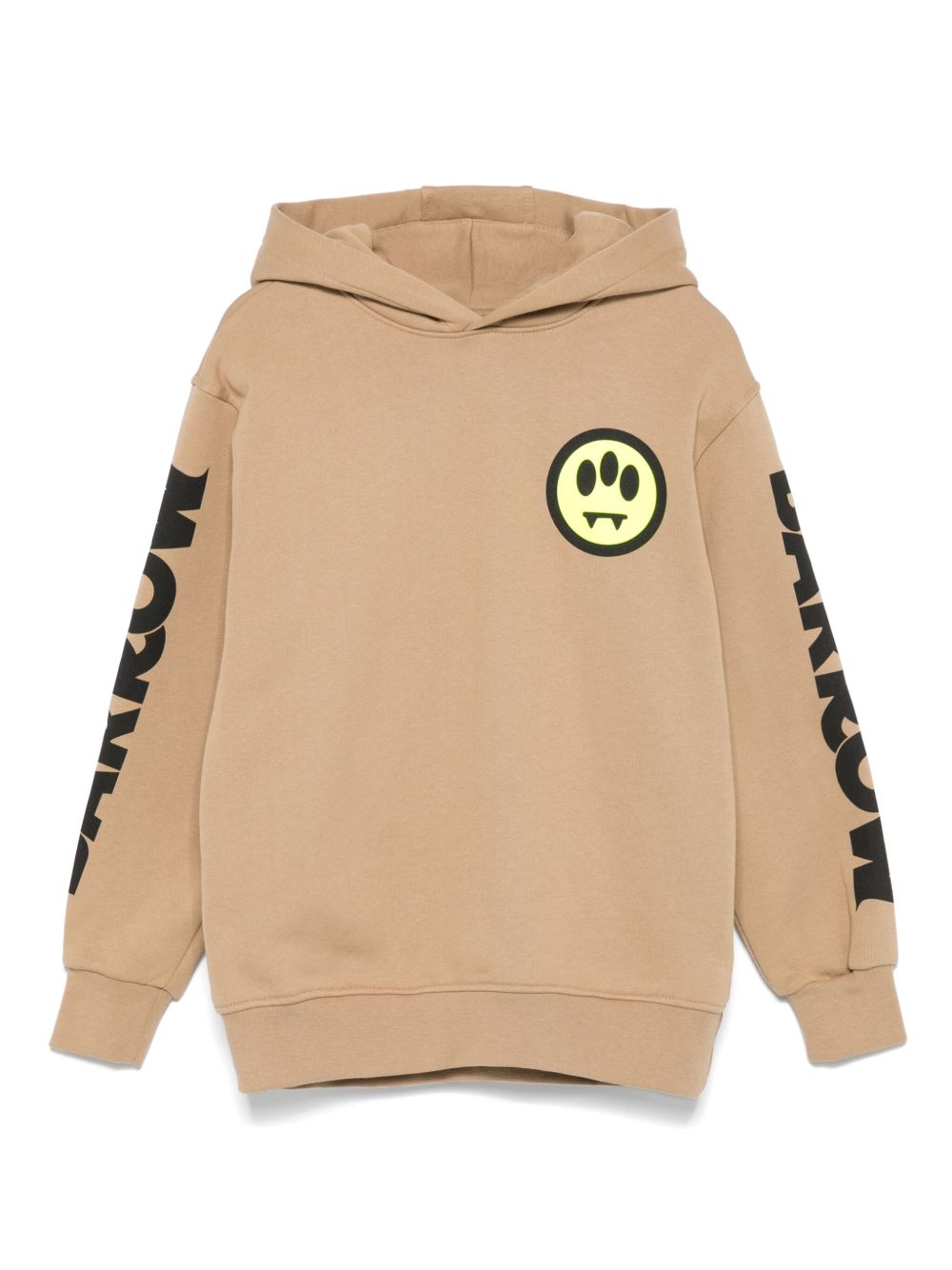 Barrow kids logo印花连帽衫 - 褐色