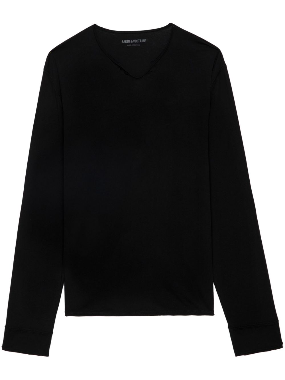 Zadig&Voltaire Monastir Henley T恤 - 黑色