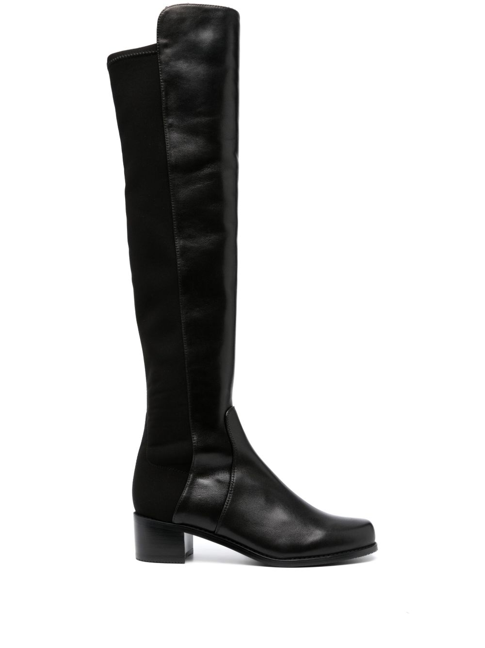 Stuart Weitzman Reserve牛皮长靴 - 黑色
