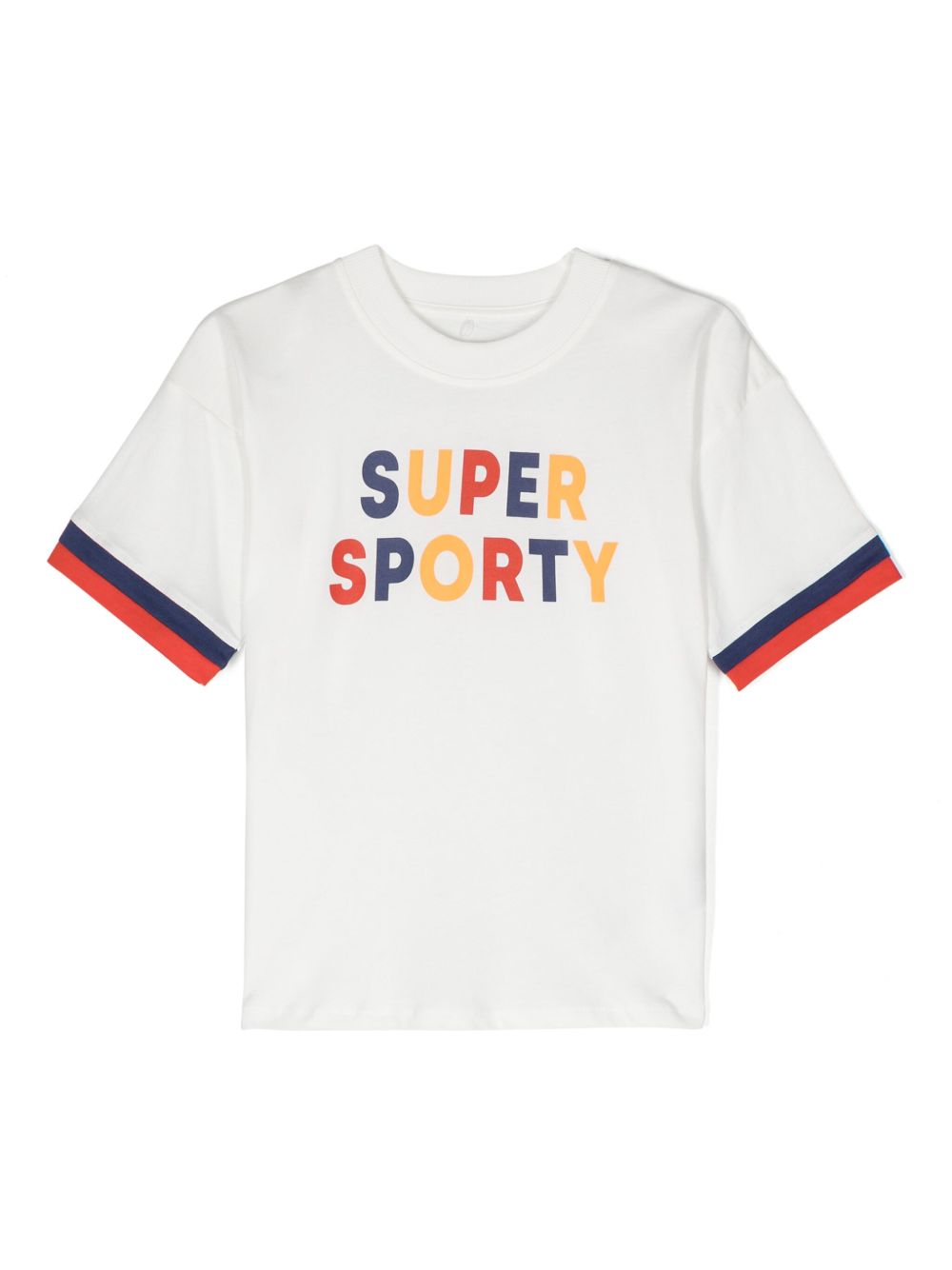 Mini Rodini Super Sporty 棉T恤 - 白色