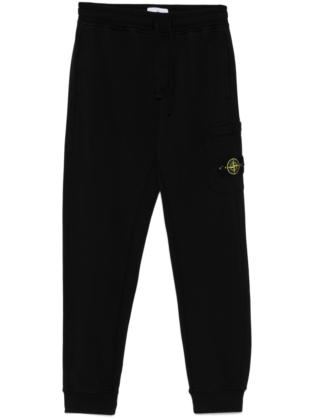 Stone Island 罗盘徽章运动裤 - 黑色